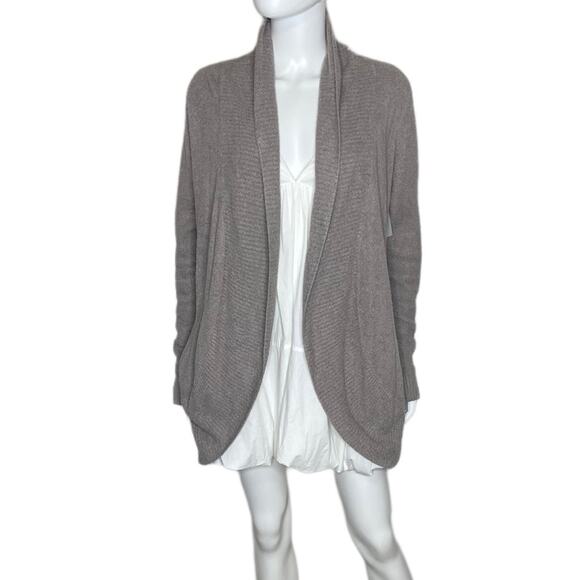 Barefoot Dreams Women’s CozyChic Lite® Circle Cardi Open Front Gray Sz XS - Picture 1 of 6